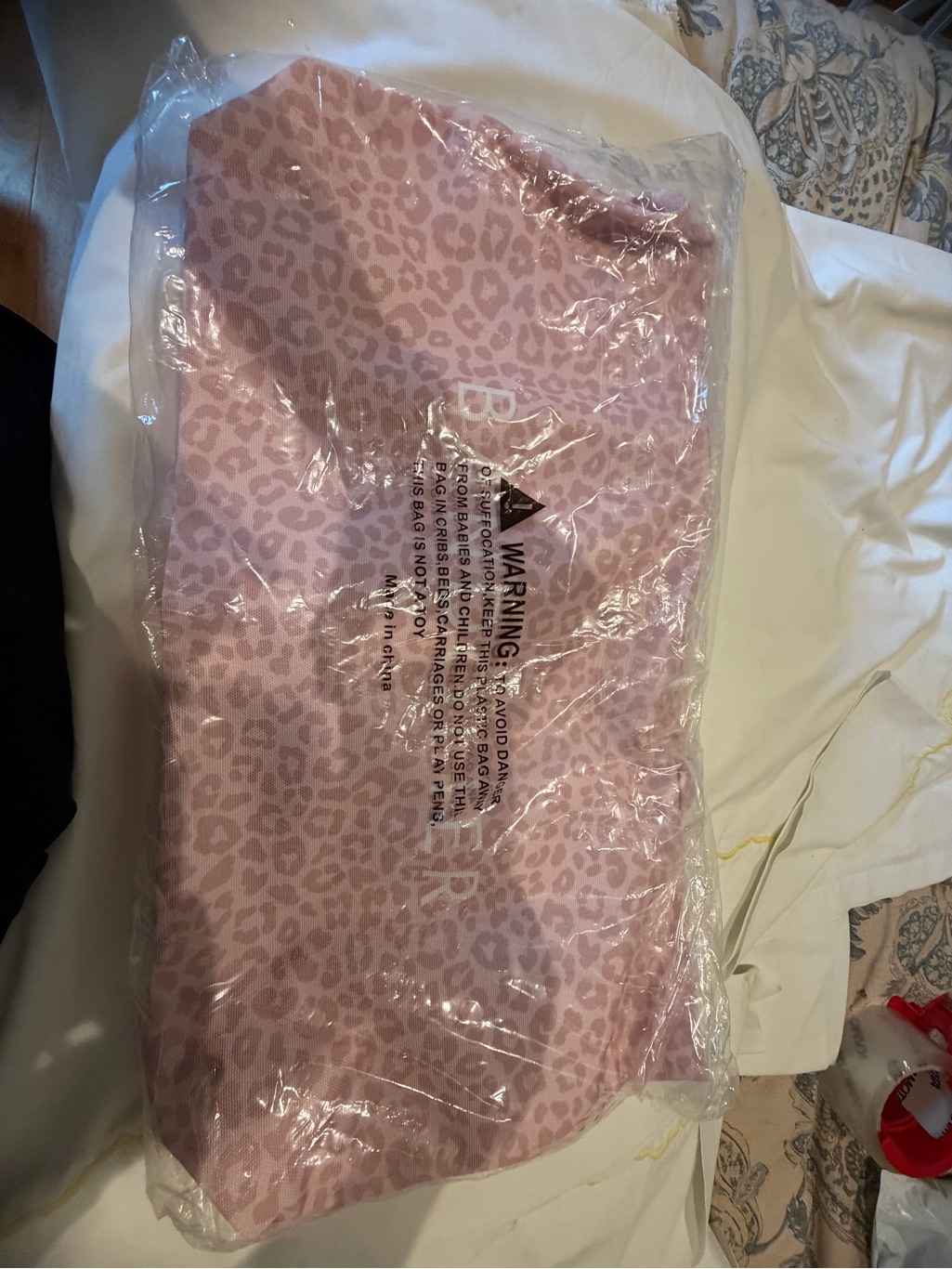 Pink Leopard Print Tote Bag Brand New — image 5 of 6